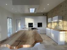 Trés beau veinage de chêne