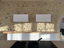 Zone en retrait pour les machines à café